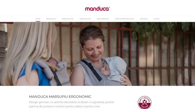 MANDUCA.RO - Manduca portbebe ergonomic - pagina oficiala