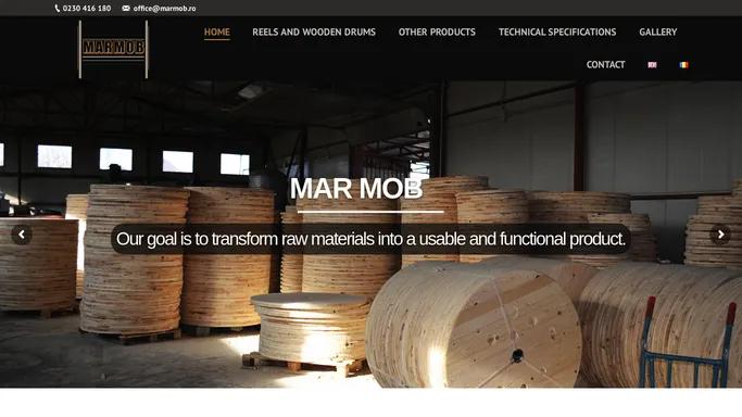Reels and wooden drums Mar Mob Marginea - Romania