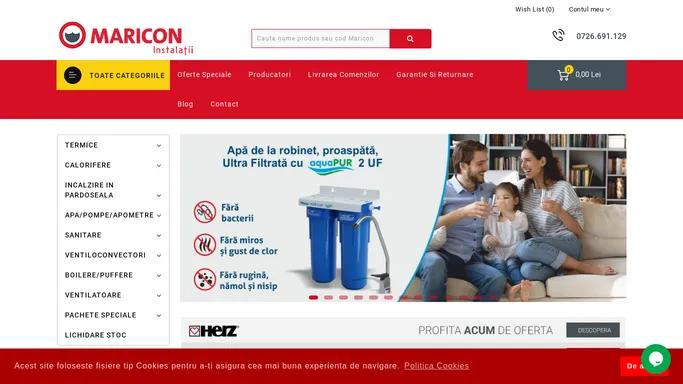 Maricon - magazin online Instalatii