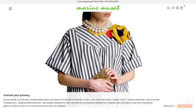 Marius Musat Official Site – Romanian Designer Marius Musat