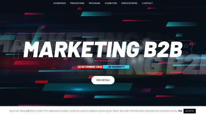 Marketing B2B - Homepage