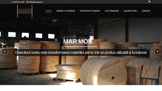 Tamburi si bobine din lemn pentru cabluri - MarMob Marginea - Romania