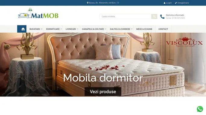 Matmob.ro - Magazin mobila, dormitor, canapele, coltare, scaune & mese