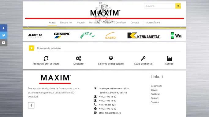 MAXIM tools | Delivering german quality industrial tools