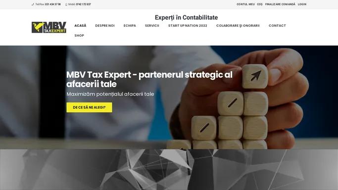 MBV Tax Expert – Contabilitate si experti in fiscalitate