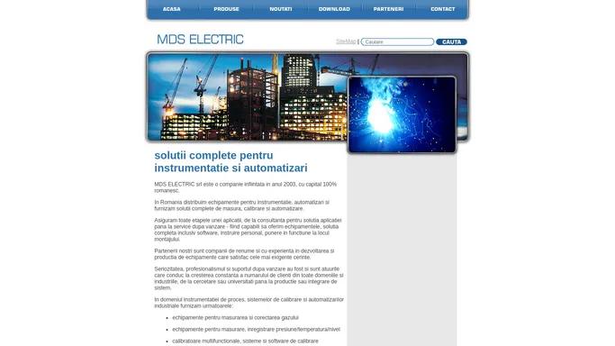 MDS Electric - solutii complete pentru instrumentatie si automatizari