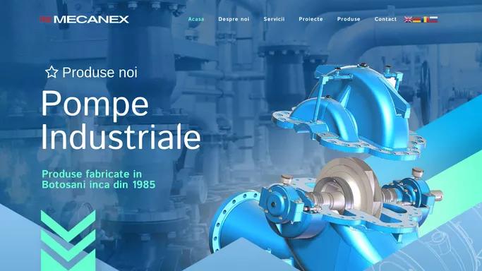 Mecanex – producator de pompe industriale