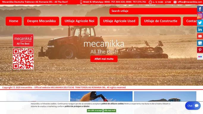 mecanikka® 2020 - The Official Website of Mecanikka Deutsche Traktoren AG Romania Srl