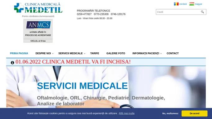 Clinica Medicala Medetil Oradea