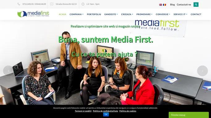 Site Web Cluj Promovare Web Design SEO Online Media First web Advertising Cluj Napoca