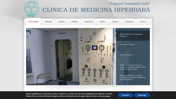 Clinica de Medicina Hiperbara | Oxigenul inseamna viata!