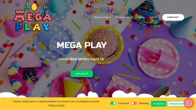 Locuri De Joaca Timisoara, Petreceri Pentru Copii: Mega Play