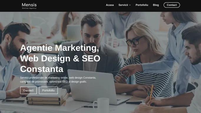 Web Design Constanta | SEO | Agentie Marketing - Mensis
