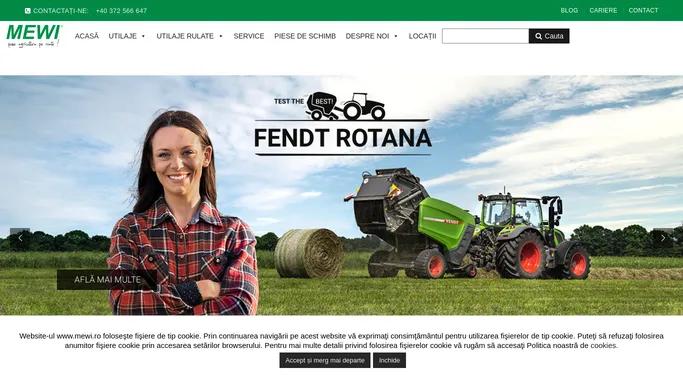 Utilaje agricole &Tractoare noi si second hand | Mewi.ro