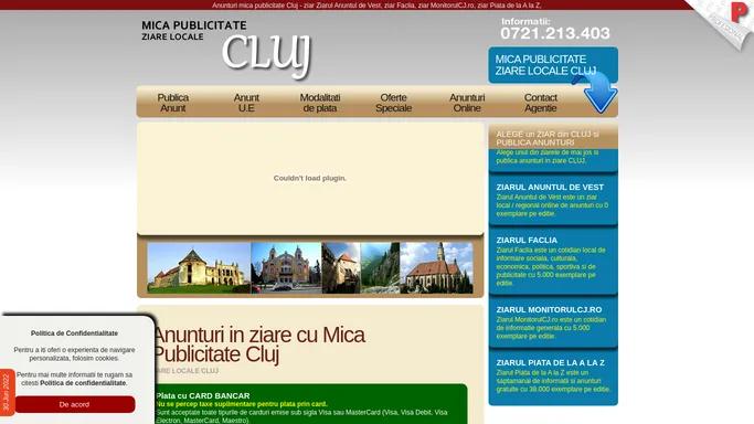 Mica publicitate Cluj, ziare Cluj, anunturi Cluj
