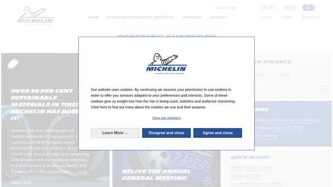 The Michelin Group | tire and mobility leader