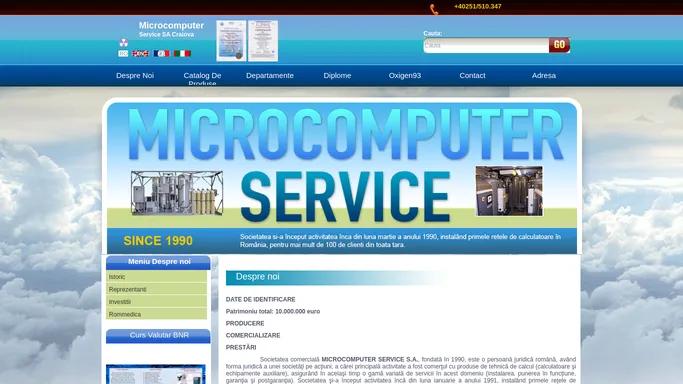 SC Microcomputer SA Despre noi