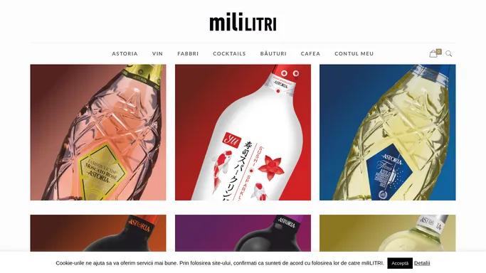 miliLITRI – Magazin de bauturi alcoolice si non-alcoolice Sibiu | Liquor Store Sibiu | Vinuri Sibiu | Astoria | Fabbri | Illy