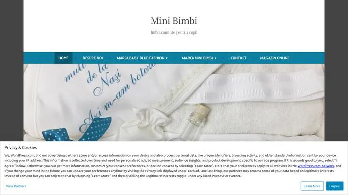 Mini Bimbi – Imbracaminte pentru copii