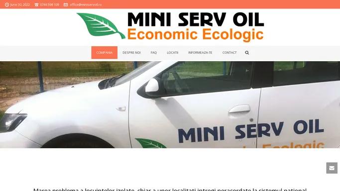 MiniServ Oil – My WordPress Blog