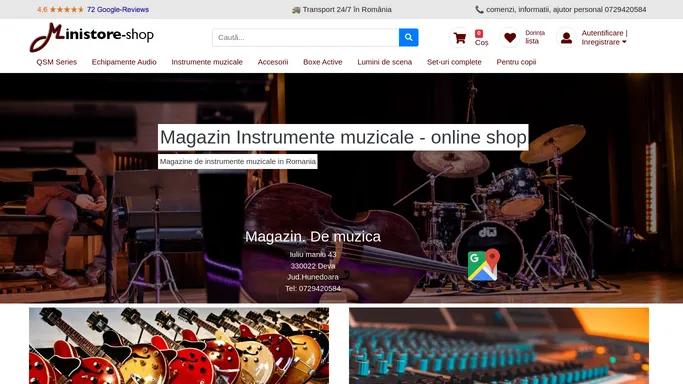 Magazin Instrumente muzicale - online shop