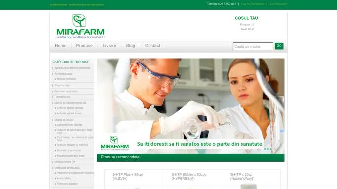Farmacia Mirafarm, Farmacie Online