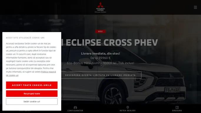 Mitsubishi Motors Romania | Explorati gama noastra