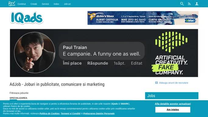 AdJob - Joburi in publicitate, comunicare si marketing