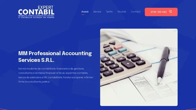 / MM Professional Accounting Services S.R.L. / contabilitate si consultanta in domeniul financiar si fiscal Cluj-Napoca