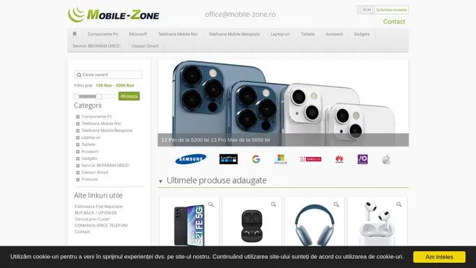 Mobile-Zone Iasi - Telefoane Mobile & Accesorii | Mobile-Zone.ro