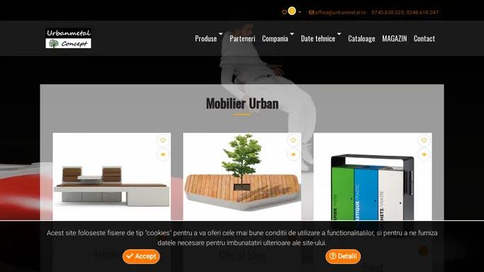 Mobilier urban - Urbanmetal Concept