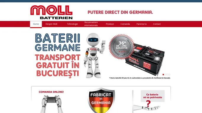 MOLL |Baterii auto Germania |Acumulatori nemtesti