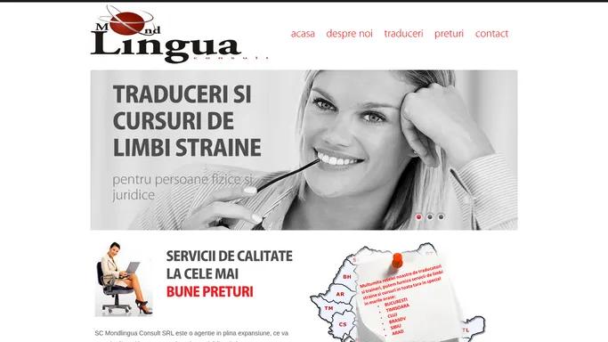 Mondlingua Consult - Agentie de traduceri si cursuri de limbi straine pentru companii