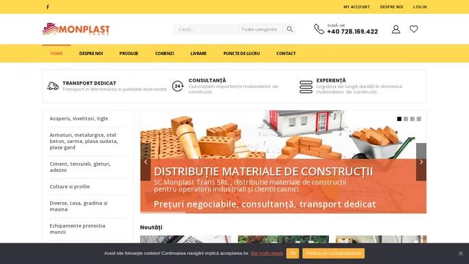 Monplast Trans - distributie materiale de constructii in Baia Mare
