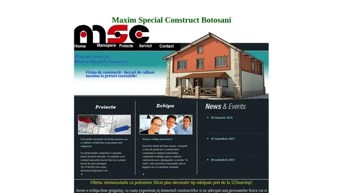 Maxim Special Construct