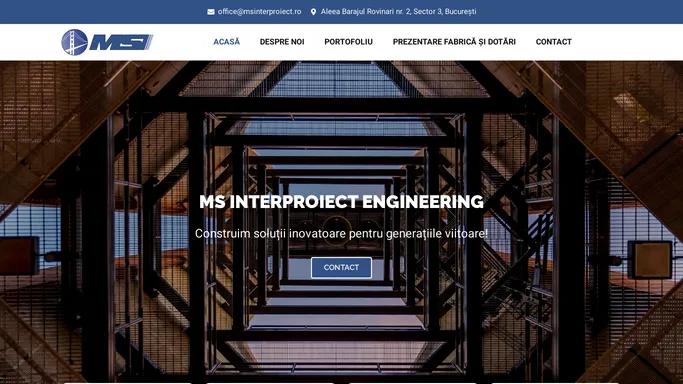 MS Interproiect Engineering – MS Interproiect Engineering