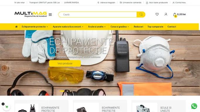 Multimag.ro - Magazin online produse protectie, sudura, scule si unelte