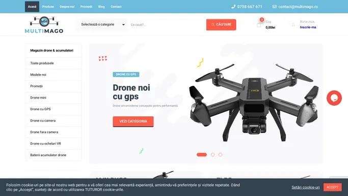 Magazin online drone. Diferite modele si producatori | Multimago