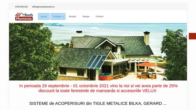 Tigla Metalica Bilka Gerard Pitesti | Muntenia Roofs