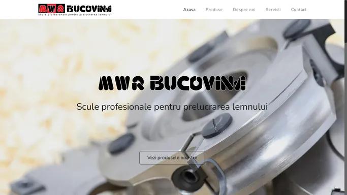 MWR Bucovina - Scule profesionale pentru prelucrarea lemnului