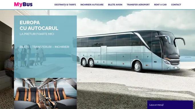 Transport persoane autocar - Inchirieri autocare si microbuze - MyBus