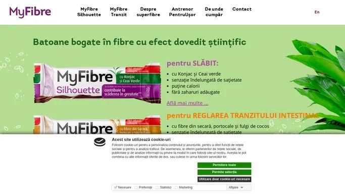 MyFibre – Batoane bogate in fibre cu efect dovedit stiintific.