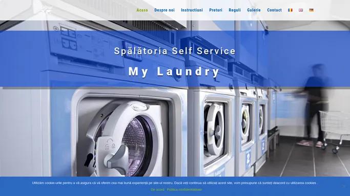 Spalatoria My Laundry Sibiu | Spalatorie self service Sibiu