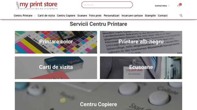 MyPrintStore - centru printare, foto, papetarie & birotica, incarcare cartuse
