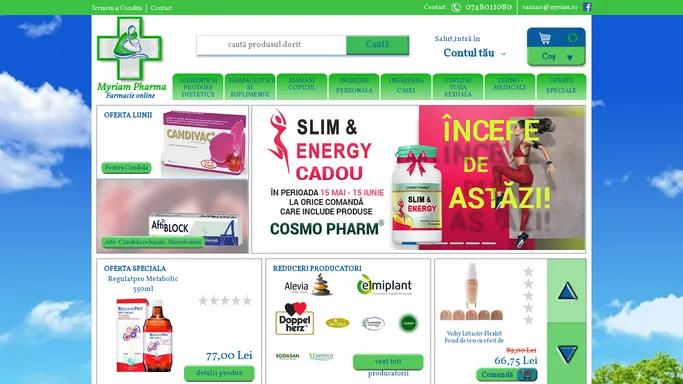 Myriam - farmacie online - produse naturiste