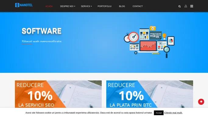NANOTEL - Software, publicitate online, webdesign, optimizare SEO