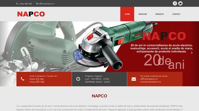 NAPCO Campina - Distribuitor autorizat de scule electrice, motoutilaje, accesorii, scule si unelte de mana