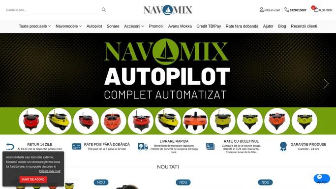 Navomix.ro | Navomodele de plantat, barcute pescuit, autopilot navomodel, sonare pescuit