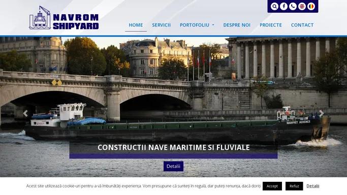 Navrom Shipyard || Constructii si reparatii navale Romania