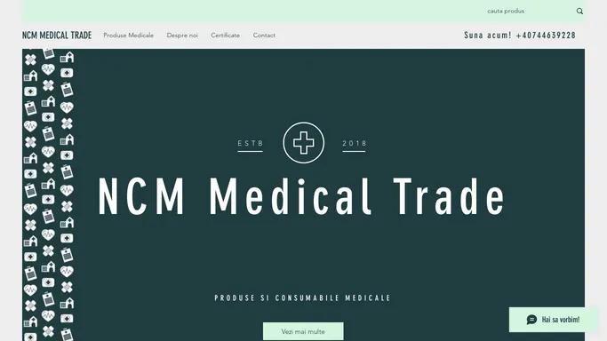Consumabile si aparatura medicala | NCM Medical Trade | Romania